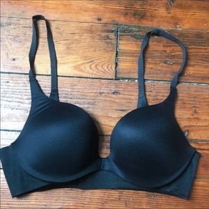 Victoria Secret Push-Up 32C Black Bra